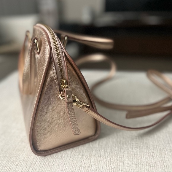 NWT Kate Spade Mini Riley Laurel Way Rose Gold - Picture 2 of 8